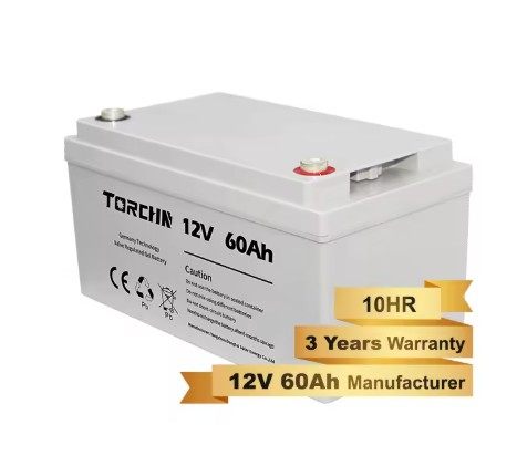 12V 60Ah Gel Battery Solar System Gel Deep Cycle Battery for Storage